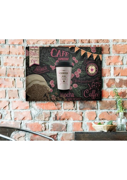 Gift Coffee Tasarımlı Kanvas Tablo 50X70CM-38