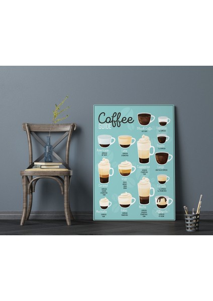 Gift Coffee Tasarımlı Kanvas Tablo 70X100CM-15