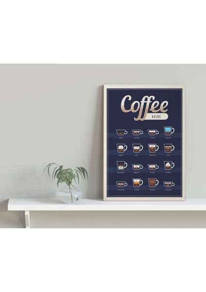 Gift Coffee Tasarımlı Kanvas Tablo 30X50CM-24