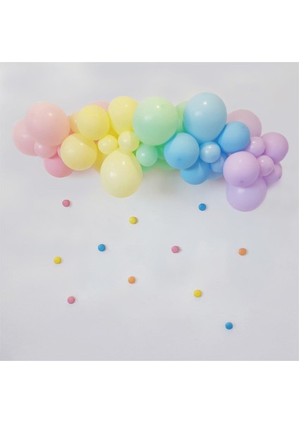 Sarı Makaron Pastel Balon 10 Adet modelleri