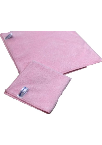 Intermop 10'lu Mikrofiber Kalın Dokulu 40X40 Temizlik Bezi Pembe