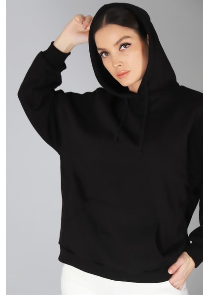 Sweetness Haki Renk Kapüşonlu Kadın Sweatshirt fırsatları