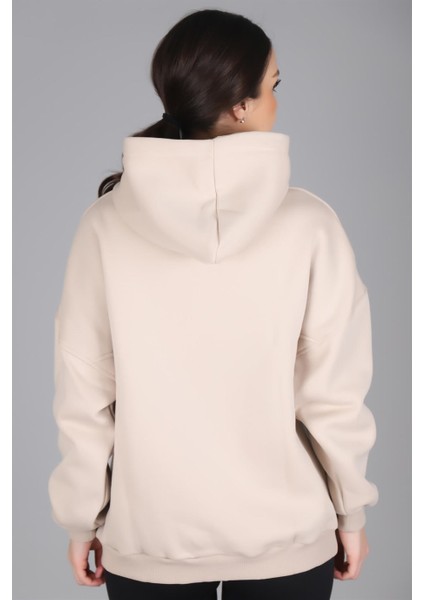 Sweetness Haki Renk Kapüşonlu Kadın Sweatshirt fırsatları