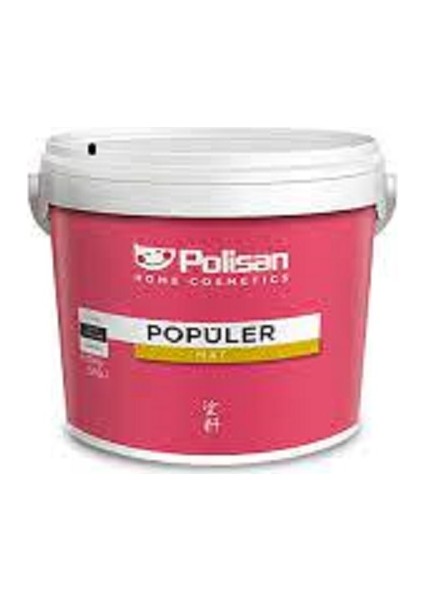 Popüler Plastik Boya 3 kg / 1,75 Lt 1640 Doğal Bej Cİ-6481