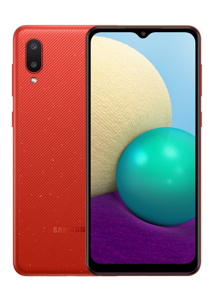 Galaxy A02 32 GB (Samsung Türkiye Garantili) Kırmızı modelleri