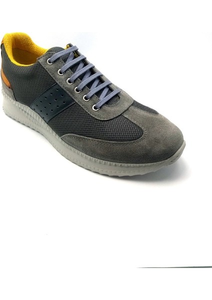 Lucıano Bellini Casual Gri Deri Erkek Ayakkabı