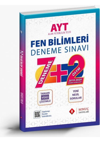 AYT Fen Bilimleri 7+2 Deneme