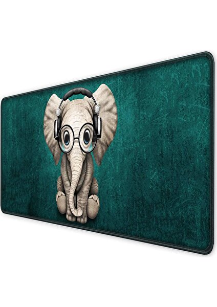 SGE TEKNOLOJİ Elephant Speed Kaymaz Taban Dikişli 70 x 30 cm Gaming Mouse Pad