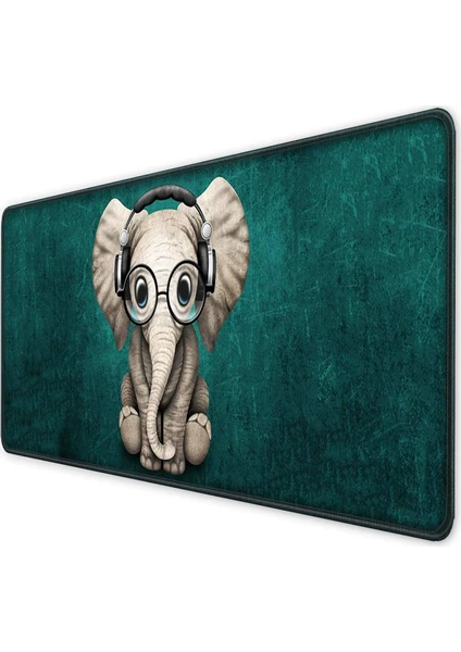 SGE TEKNOLOJİ Elephant Speed Kaymaz Taban Dikişli 70 x 30 cm Gaming Mouse Pad