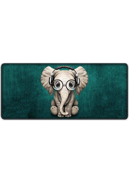 SGE TEKNOLOJİ Elephant Speed Kaymaz Taban Dikişli 70 x 30 cm Gaming Mouse Pad