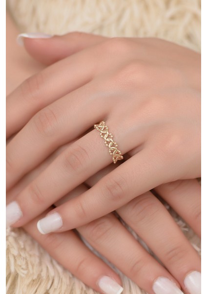 Kadın Altın Sarmal Yüzük