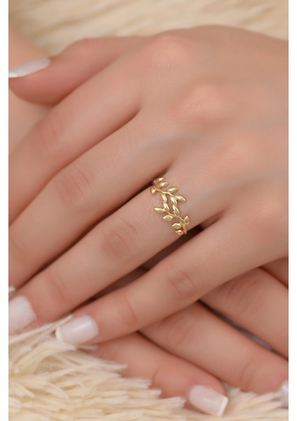 Kadın Sarmaşık-2 Altın Yüzük