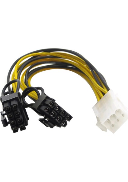 6 Pin To 2 x 8 Pin Pci-E Ekran Kartı Power Çevirici Bakır Kablo