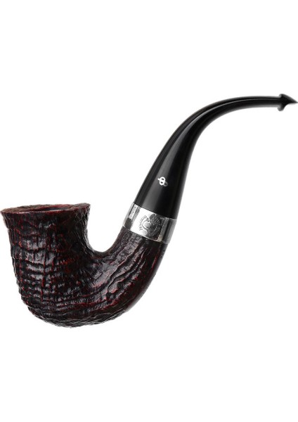 Sherlock Holmes Original 9mm. Filtreli Vulcanite Saplı Pipo