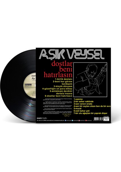 Aşık Veysel - Dostlar Beni Hatırlasın Plak