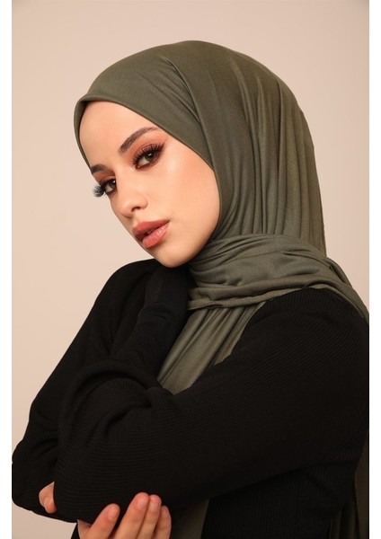 Viskon Pamuk Penye Şal - Haki fiyatları