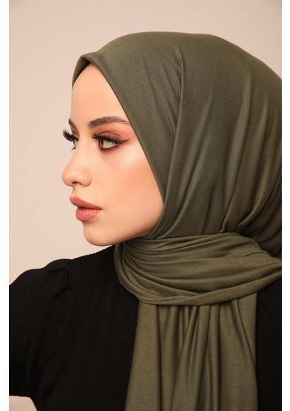 Viskon Pamuk Penye Şal - Haki modelleri