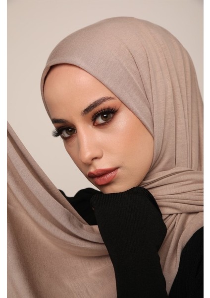 Viskon Pamuk Penye Şal - Vizon