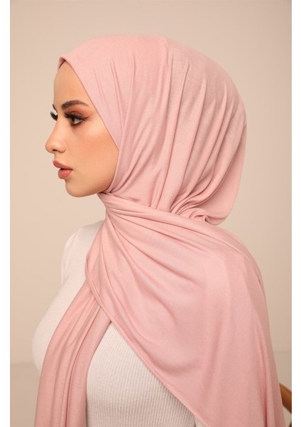 Viskon Pamuk Penye Şal - Pembe modelleri