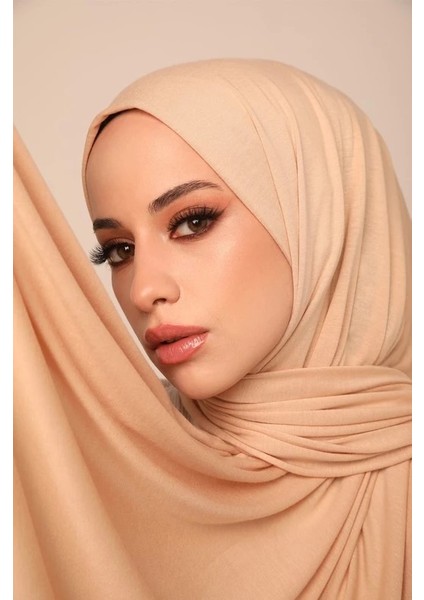 Viskon Pamuk Penye Şal - Kavuniçi