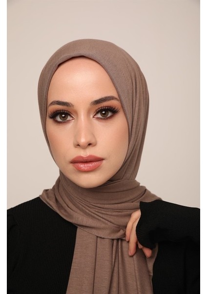 Viskon Pamuk Penye Şal - Toprak