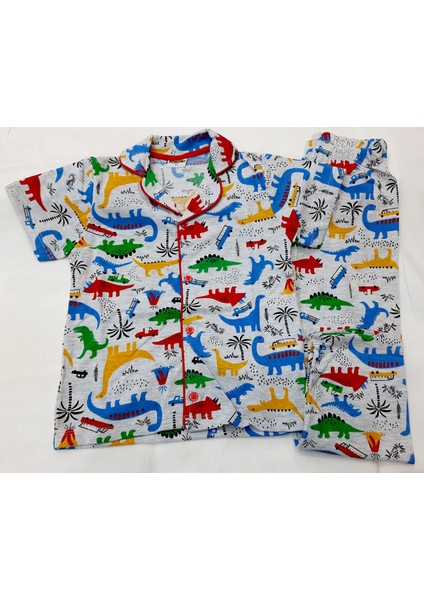 Pijakids Erkek Çocuk Pamuklu Pijama Takımı