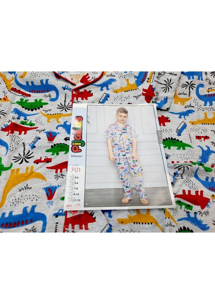 Pijakids Erkek Çocuk Pamuklu Pijama Takımı