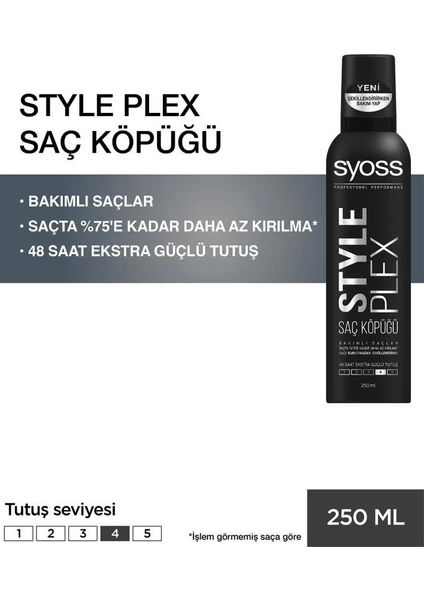 Style Plex Saç Köpüğü 250 ml