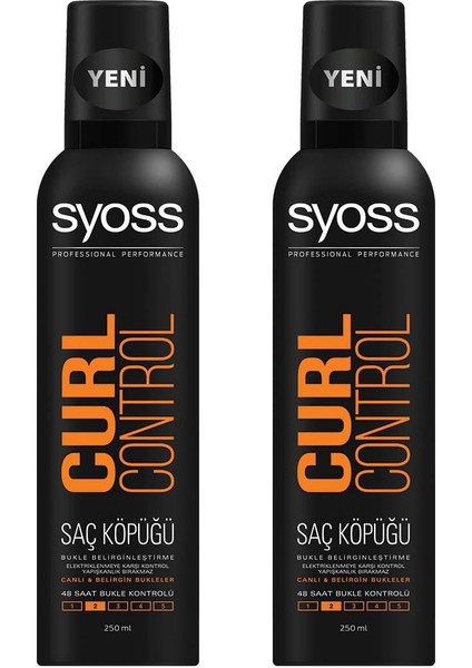 Curl Control- Bukle Belirginleştirici Köpük 250 Ml X 2 Adet