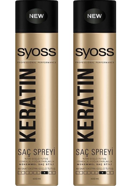 Keratin Sprey 400 Ml X 2 Adet