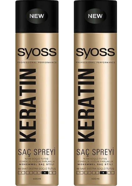 Keratin Sprey 400 Ml X 2 Adet