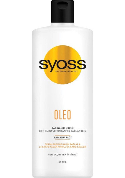 Oleo Saç Kremi 500 ml