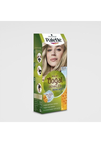 Kalıcı Doğal Renkler Saç Boyası 10-4 Papatya X 2 Adet fırsatları