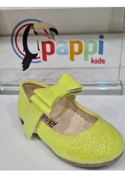KIDS033 Kız Çocuk Kurdelalı Günlük Abiye Babet Ayakkabı fırsatları