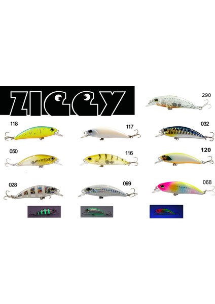 Ziggy 50MM 3.6gr Lrf Maket Balık 068 I.avcı fiyatları