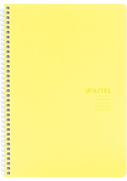 32772199 A4 80 Yaprak Çizgili Pp Kapak Spiralli Pastel Note Defter modelleri