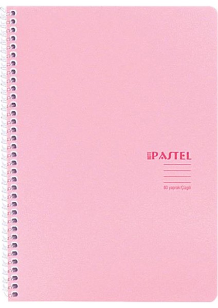 32772199 A4 80 Yaprak Çizgili Pp Kapak Spiralli Pastel Note Defter fırsatları