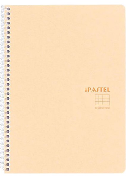 32775199 80 Yaprak Çizgili Pp Kapak Spiralli Pastel Note Defter 17 x 24