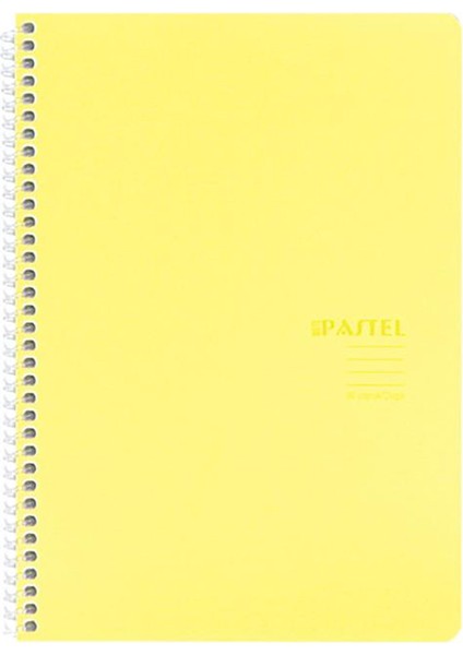 32775299 80 Yaprak Kareli Pp Kapak Spiralli Pastel Note Defter 17 x 24