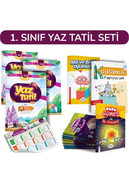 1. Sınıf Yaz Tatil Seti