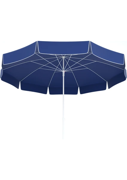 Tevalli Parasols 200 cm Elite Taşıma Çantalı Polyester Plaj Şemsiye - Lacivert