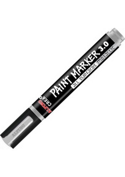 Paint 3.0 mm Metalik Gümüş Marker Kalem modelleri