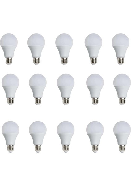 15 Adet 9 W LED Ampul Beyaz