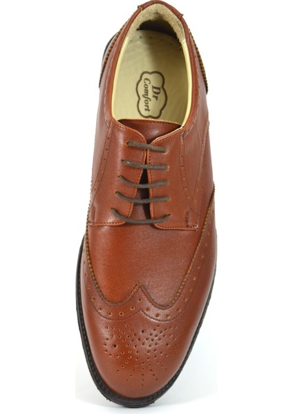 Dr. Comfort 8100 Taba Deri Ortapedik Erkek Ayakkabı modelleri