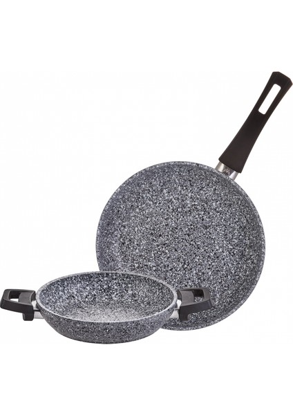 Azul Bio Granit Antbakteriyel Tava+Sahan Set
