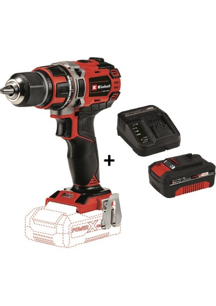 Te-Cd 18/50 Li Bl Matkap Vidalama + 4.0 Ah Starter Kit