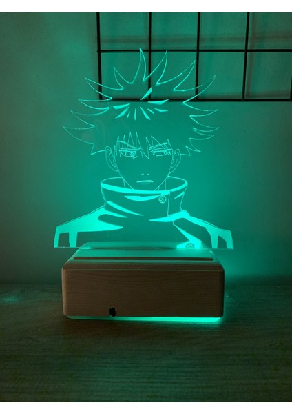 Megumi Fushiguro Jujutsu Kaisen 16 Renk Gece Lambası fiyatları