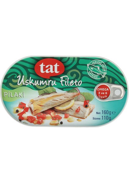 Uskumru Fileto Pilaki 160 gr