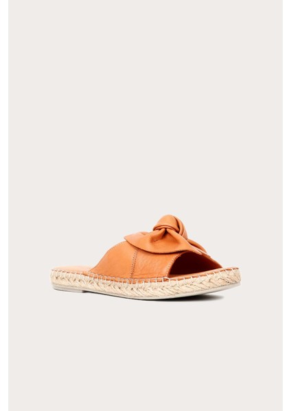 Taba Deri Kadın Düz Terlik fiyatları