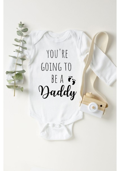 You Are Gonna Be Daddy Uzun Kol Çıtçıtlı Bebek Body